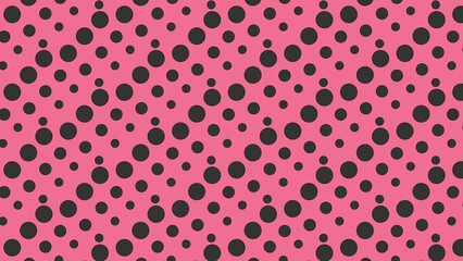 Polka dots vector pattern design

