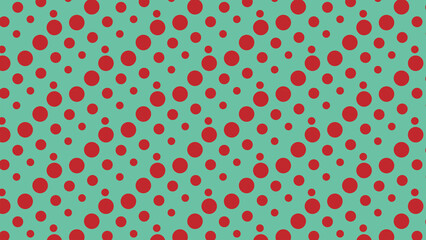 Polka dots vector pattern design

