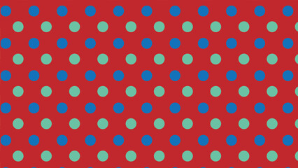 Polka dots vector pattern design

