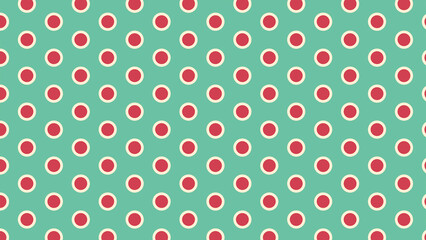 Polka dots vector pattern design

