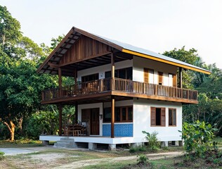 Fototapeta premium house in the woods