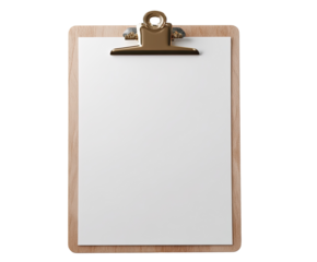 Blank clipboard with paper (2)