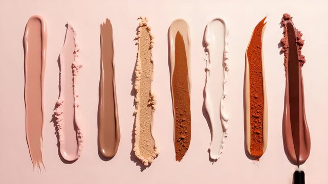 Showcasing diverse cosmetic samples that highlight product variety and innovative formulations to drive consumer trial and digital engagement across beauty markets in  Photo Stock  Concept  and empty 