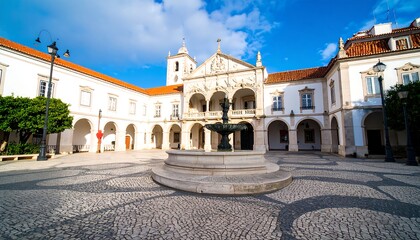 Courtyard The University Coimbra Portugal