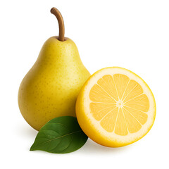pear with lemon