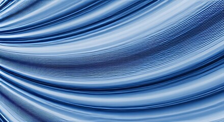 Abstract blue waves create a calming modern background for graphic design projects and presentations