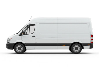 Versatile white delivery van ready for your business needs and logistics solutions on the road today