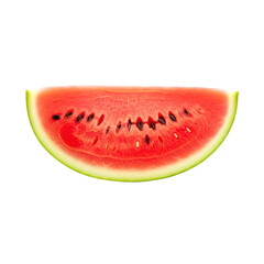 summers sweetest smile a juicy watermelon slice, refreshing delight