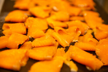 Slices of Smoked Salmon
