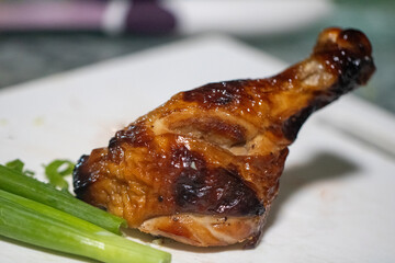 Sweet Roasted Chicken Leg drumstick