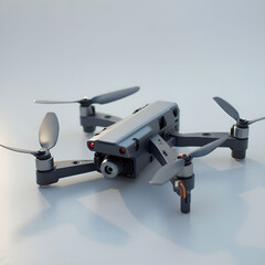 Sleek drone vibrant desert sunset