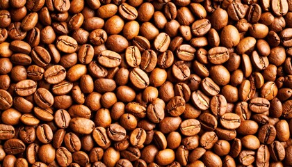 Fototapeta premium Roasted coffee beans close-up