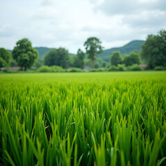 Sustainable agriculture green fields