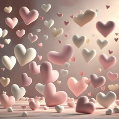 valentine hearts background