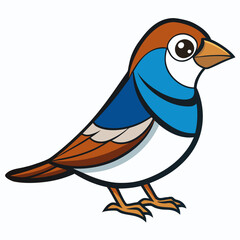 cartoon bird with a bird