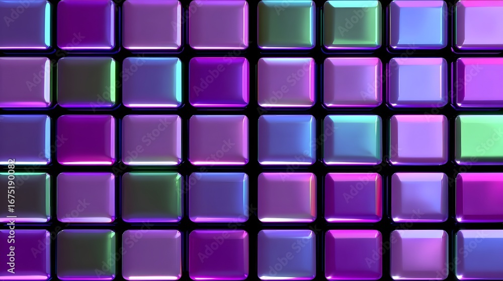 Aufkleber abstract geometric cube pattern background