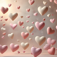 valentine hearts background