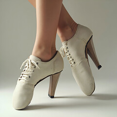 Dance shoes dynamic pose