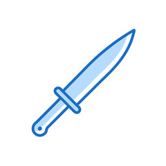 vector illustration of a metal sword