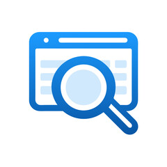 magnifying glass with a text