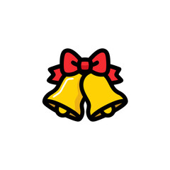 christmas bell isolated on white background