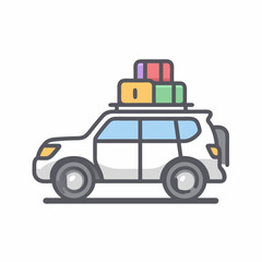 toy car isolated on white background