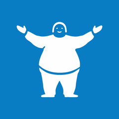 vector illustration of a man with arms crossed