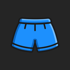 vector illustration of a black and yellow shirt