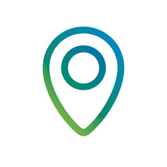 map pointer icon vector