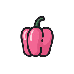 red apple isolated on white background