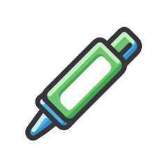 paper clip isolated on white background