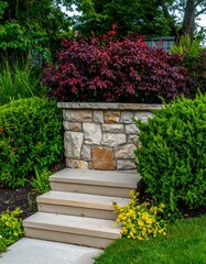 Backyard Steps & Landscaping