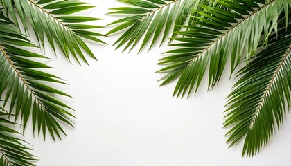 Fototapeta premium palm tree leaves
