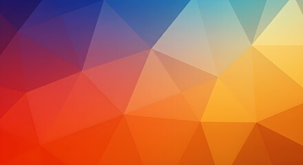 Obraz premium Abstract colorful polygonal background