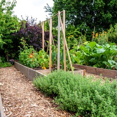 Backyard Vegetable Garden Beds