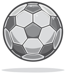 Obraz premium Classic Soccer Ball Design with Hexagonal and Pentagonal Panels