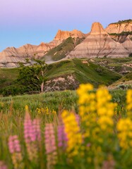 Badlands National Park Sunrise View