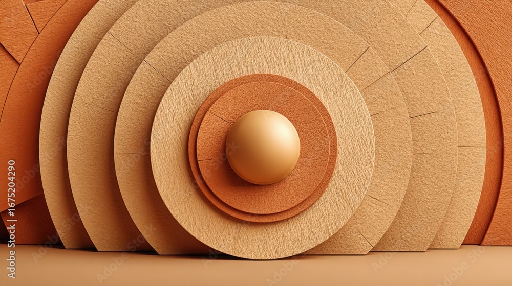 Aufkleber large oval egg enclosed in a circle representing fertility and new beginnings in a symbolic and arti