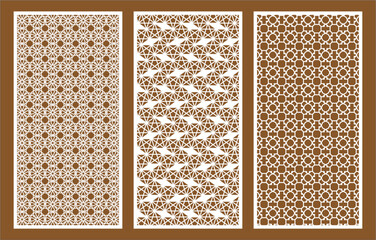 Islamic Geometric Laser Cut Panel Design | Arabic Pattern Wall Divider | Modern CNC Jali Art.