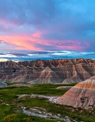 Badlands National Park Sunset