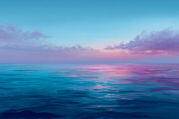 Obraz premium Tranquil Ocean Waves
