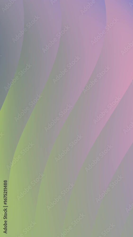 Poster abstract pastel colored flow with smooth dynamic curves perfect for creative backgrounds