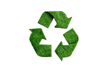 Obraz premium recycle symbol isolated on white background sustainability concept