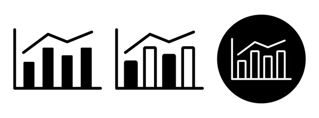 Forecasting Icon Collection Glyph & Mixed Style