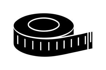 Measuring Tape Silhouette
