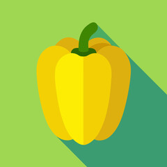 Yellow Bell Pepper Illustration