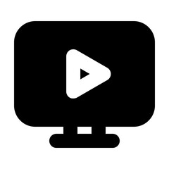 Video Tutorial Filled Icon