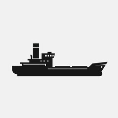 Obraz premium Cargo Ship Icon