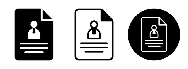 Businessman Paper Icon Collection Glyph & Mixed Style