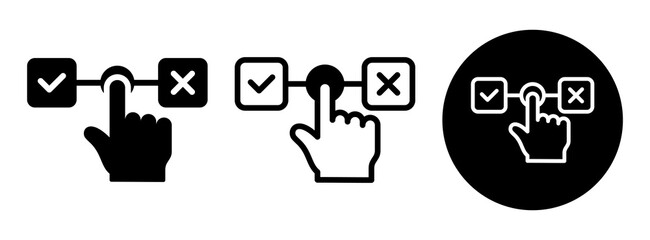 Choice Icon Collection Glyph & Mixed Style